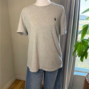 Polo by Ralph Lauren Gray Custom Slim Fit Tee